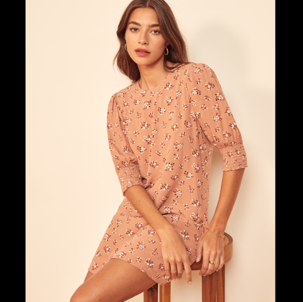 Reformation Lea Dress in Ina Floral NWT Small